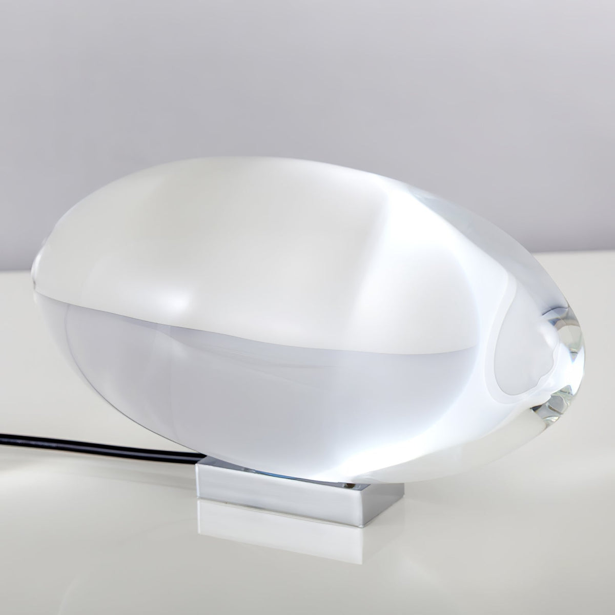 Atman Crystal Glass LED Table Lamp