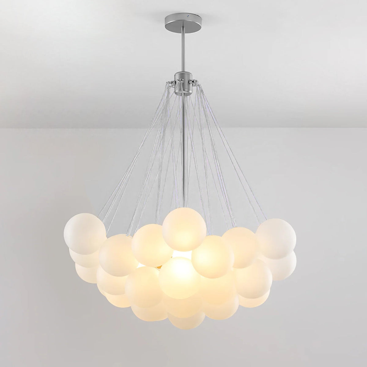 Bulle Frosted Glass Bubble Chandelier