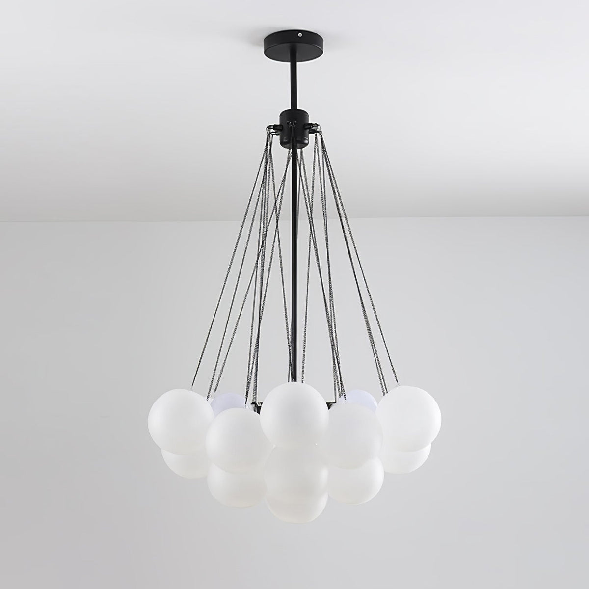 Bulle Frosted Glass Bubble Chandelier