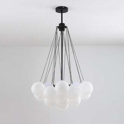 Bulle Frosted Glass Bubble Chandelier