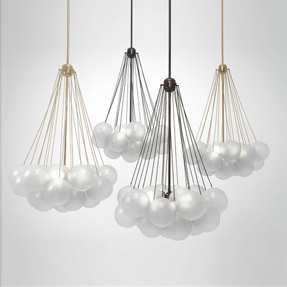 Bulle Frosted Glass Bubble Chandelier