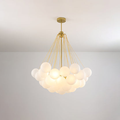 Bulle Frosted Glass Bubble Chandelier