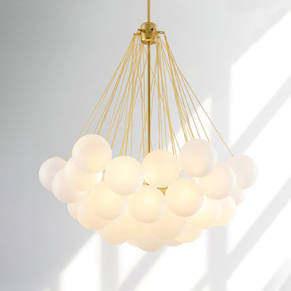 Bulle Frosted Glass Bubble Chandelier