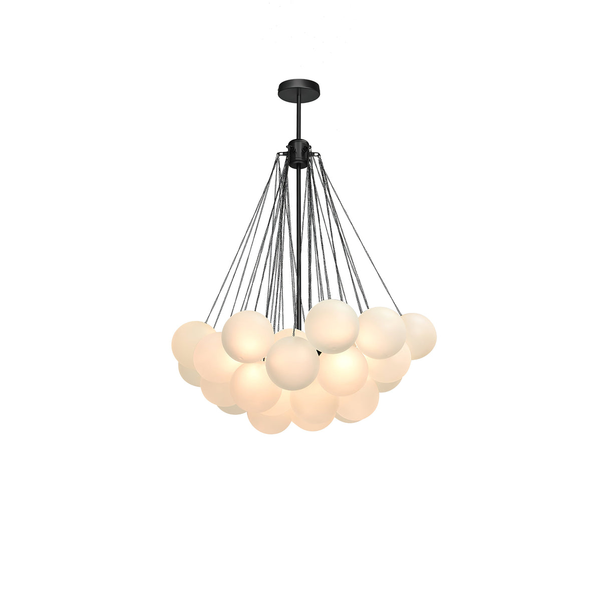 Bulle Frosted Glass Bubble Chandelier