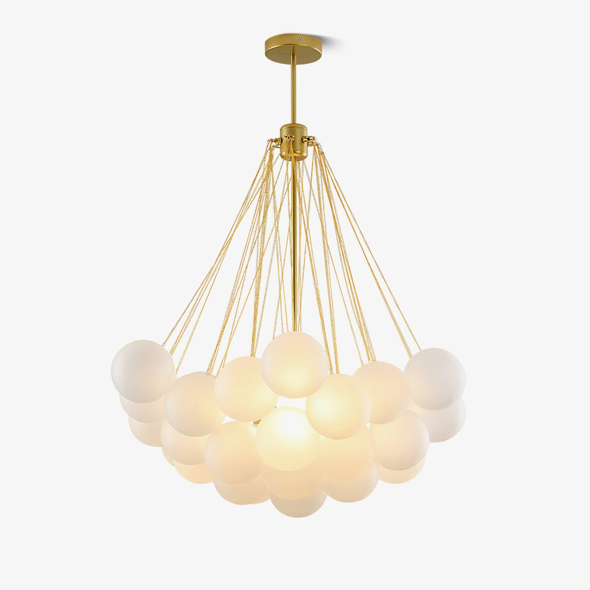Bulle Frosted Glass Bubble Chandelier