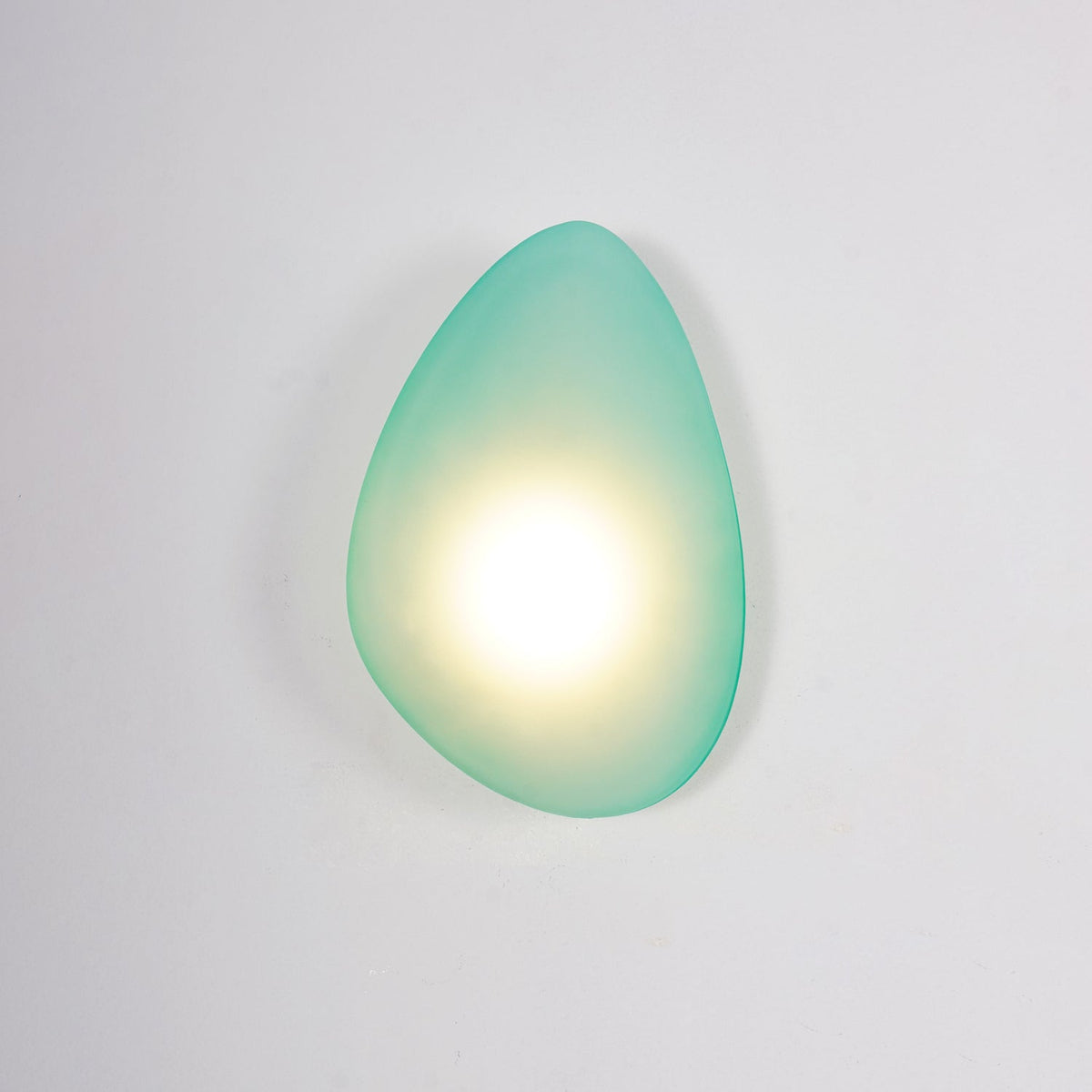 Opaline Blown Glass Wall Sconce