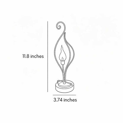 Pyra Flame Solar Garden Light