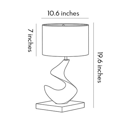 Mira Resin Table Lamp