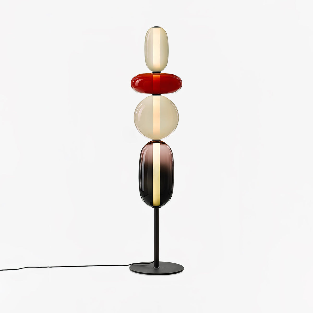 Bijou Hand Blown Glass Floor Lamp