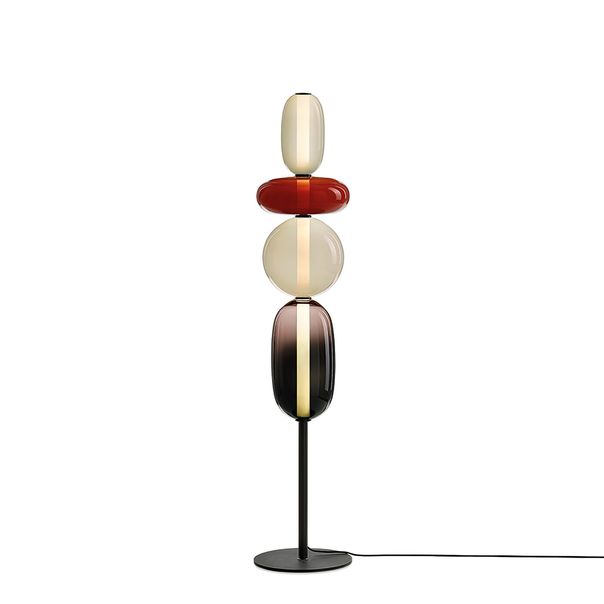 Bijou Hand Blown Glass Floor Lamp