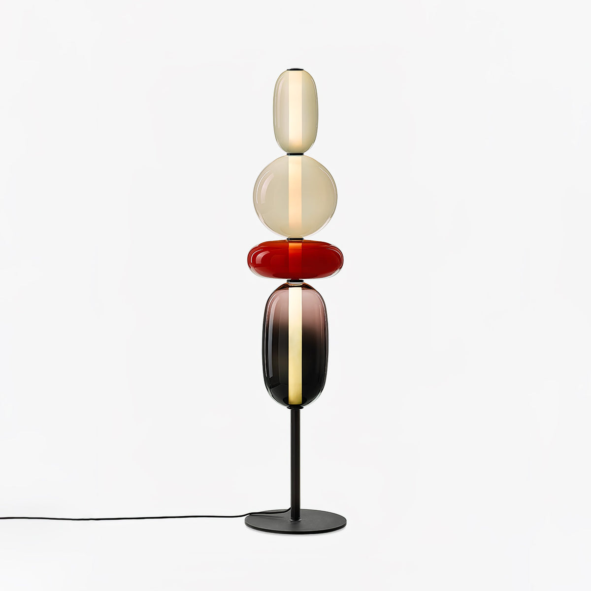 Bijou Hand Blown Glass Floor Lamp