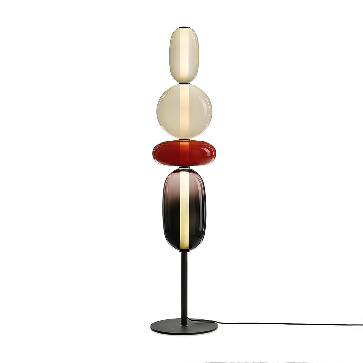 Bijou Hand Blown Glass Floor Lamp