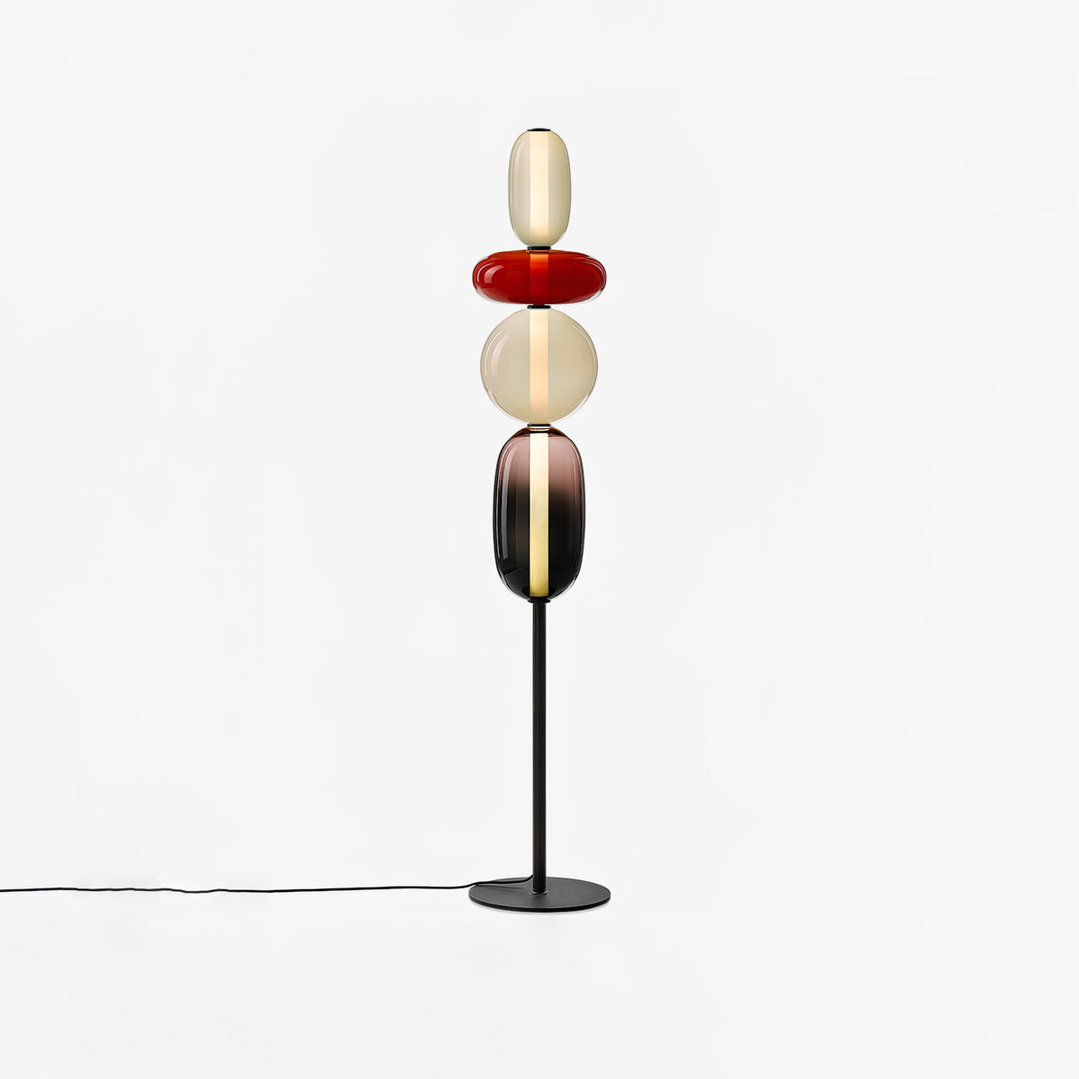 Bijou Hand Blown Glass Floor Lamp