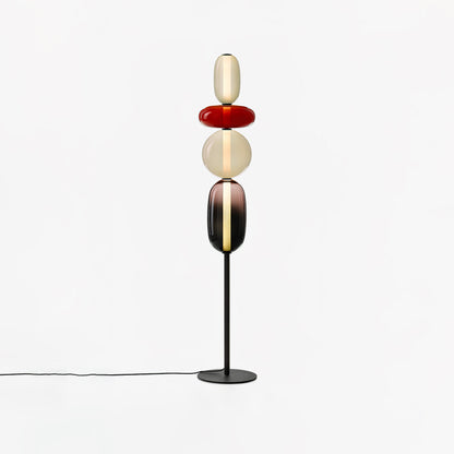 Bijou Hand Blown Glass Floor Lamp