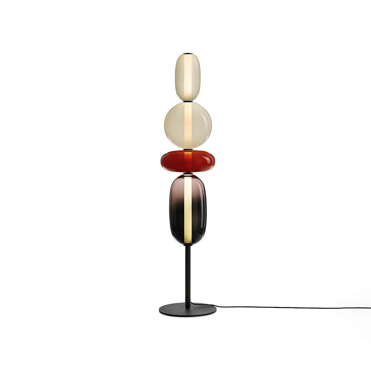 Bijou Hand Blown Glass Floor Lamp