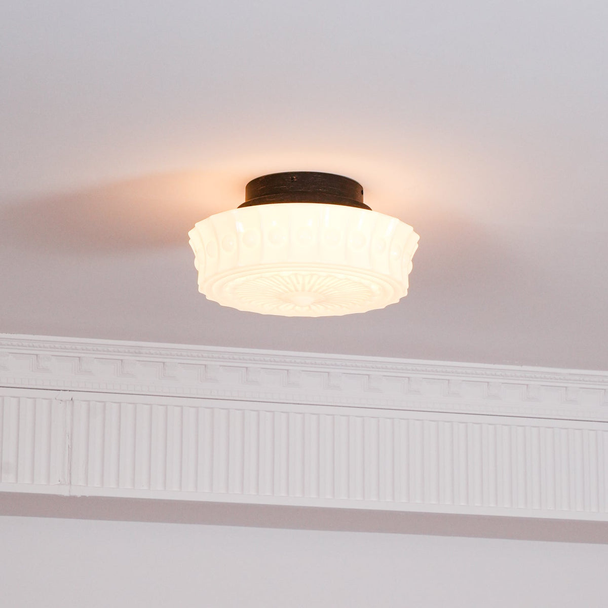 Hartwell Glass Flush Mount Ceiling Light