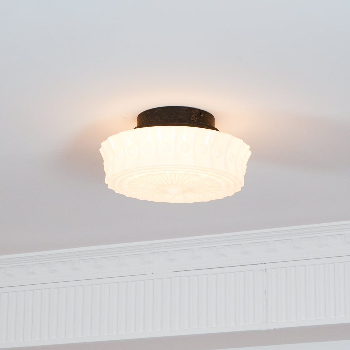 Hartwell Glass Flush Mount Ceiling Light