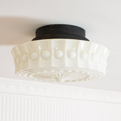 Hartwell Glass Flush Mount Ceiling Light