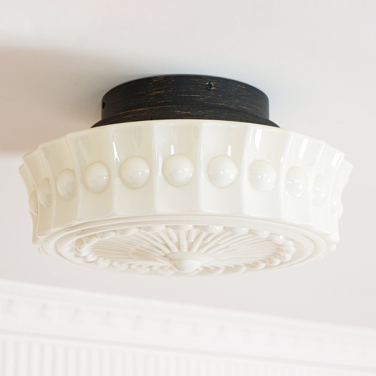 Hartwell Glass Flush Mount Ceiling Light