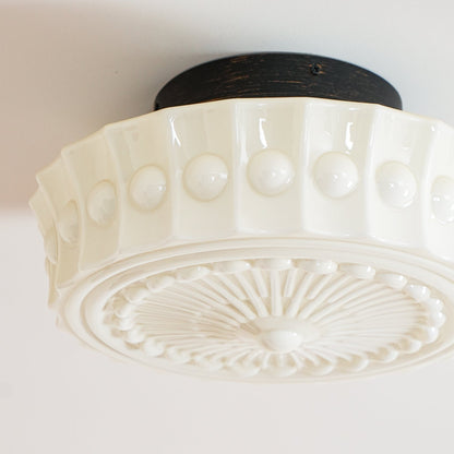 Hartwell Glass Flush Mount Ceiling Light