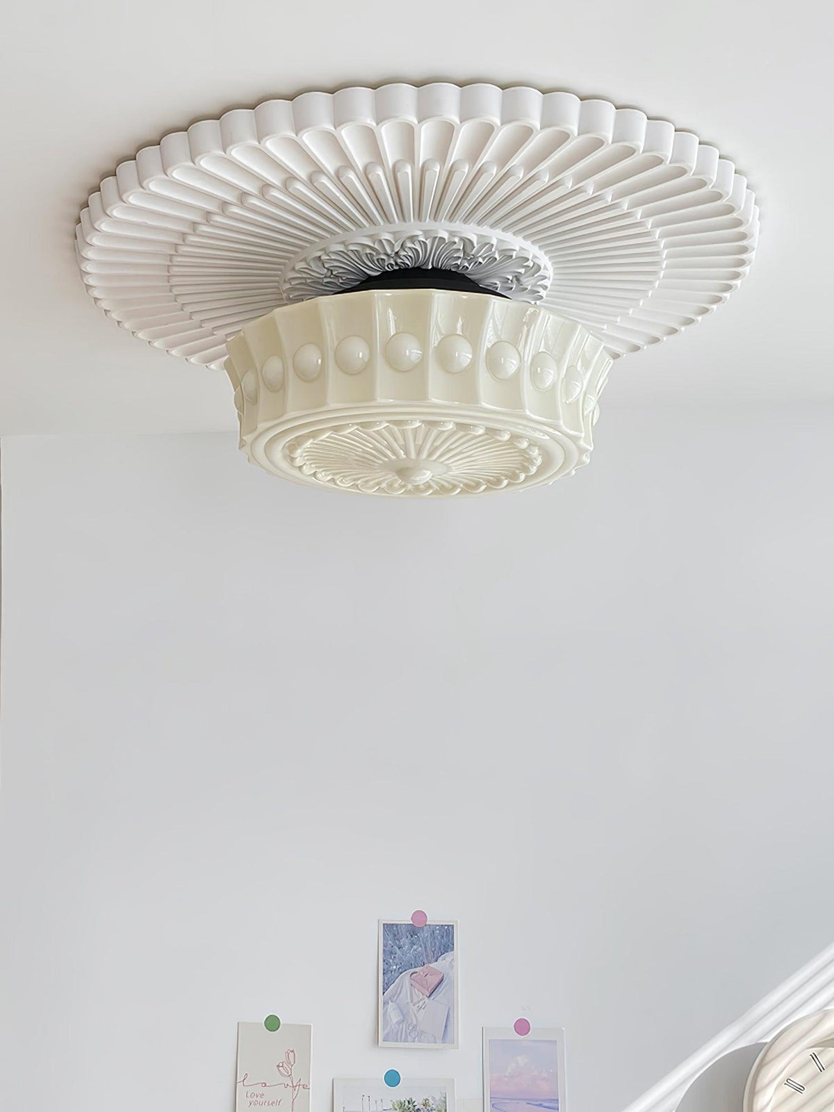 Hartwell Glass Flush Mount Ceiling Light