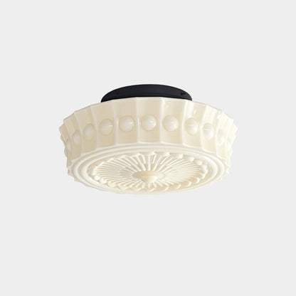 Hartwell Glass Flush Mount Ceiling Light