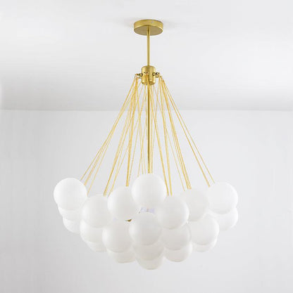 Bulle Frosted Glass Bubble Chandelier
