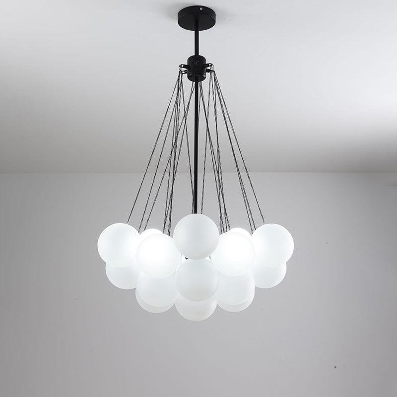 Bulle Frosted Glass Bubble Chandelier