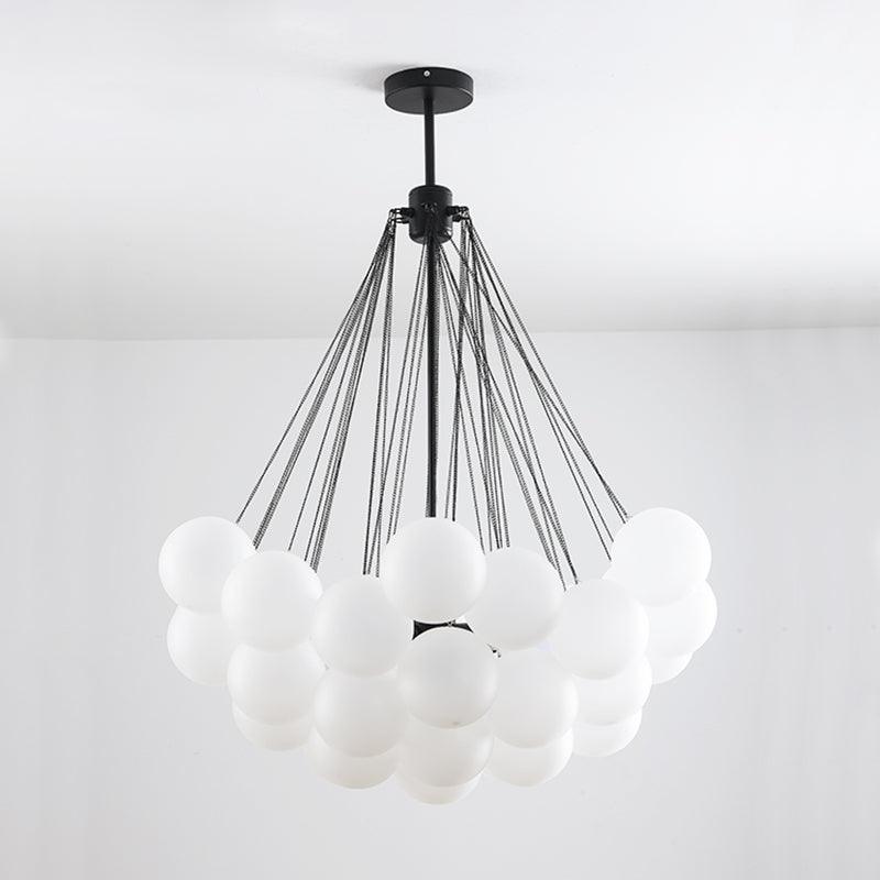 Bulle Frosted Glass Bubble Chandelier