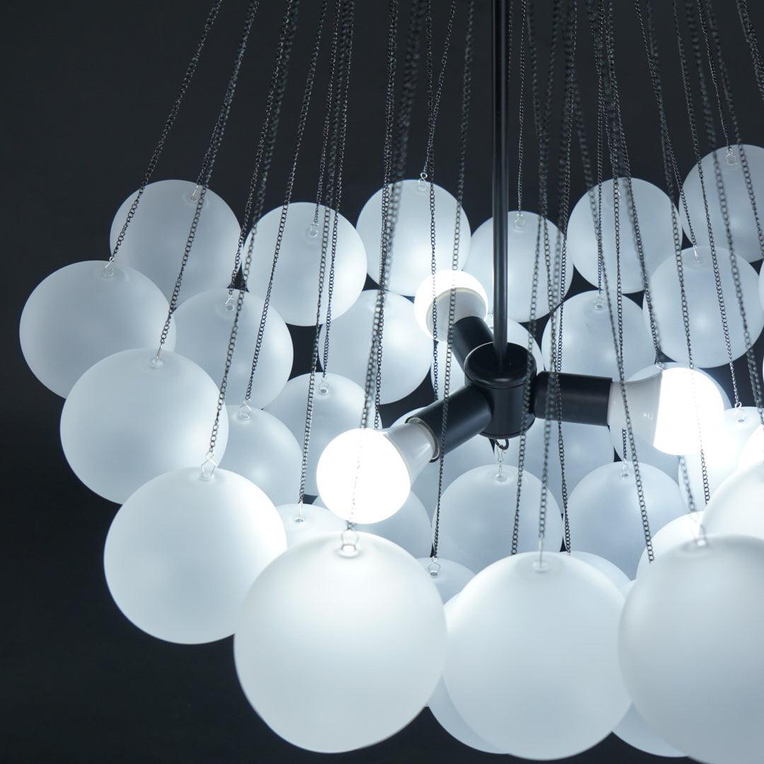 Bulle Frosted Glass Bubble Chandelier