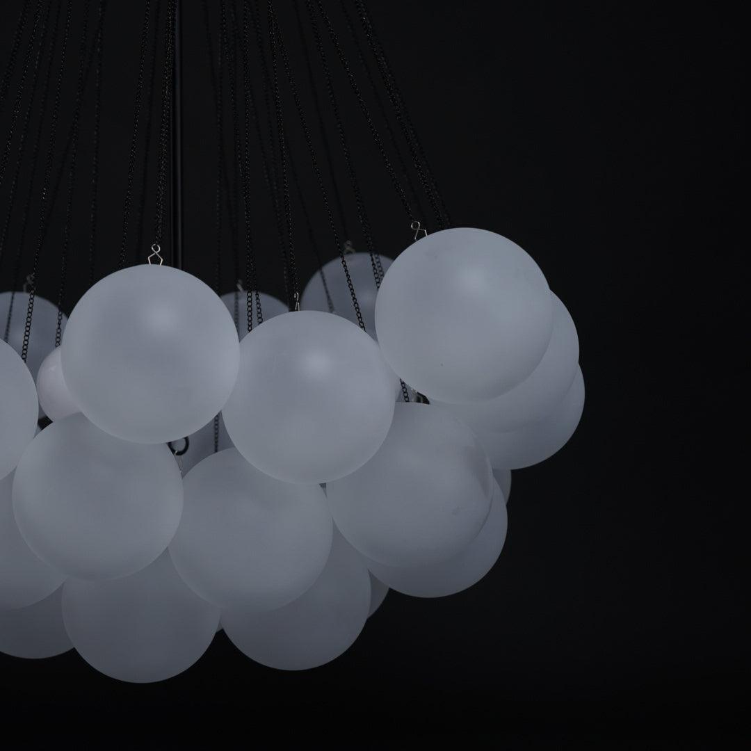Bulle Frosted Glass Bubble Chandelier