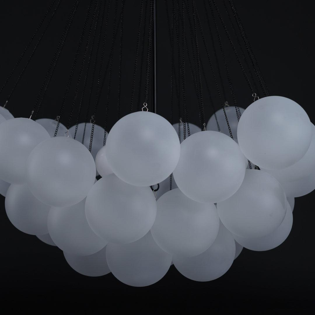 Bulle Frosted Glass Bubble Chandelier