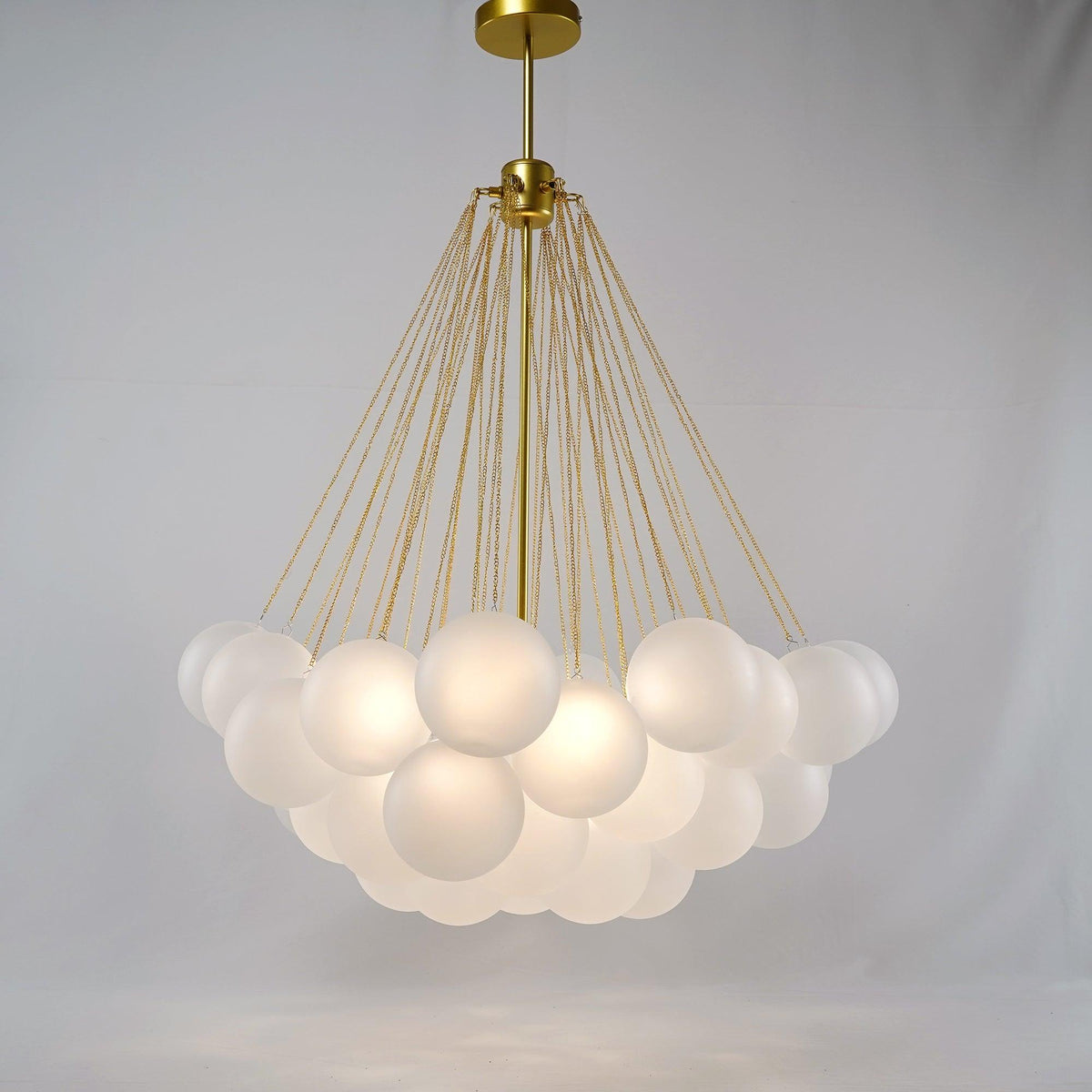 Bulle Frosted Glass Bubble Chandelier