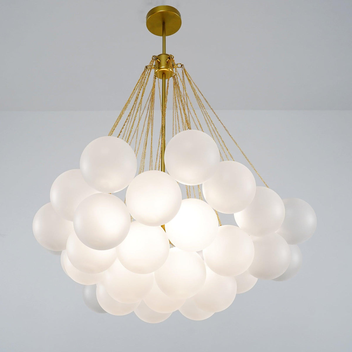 Bulle Frosted Glass Bubble Chandelier