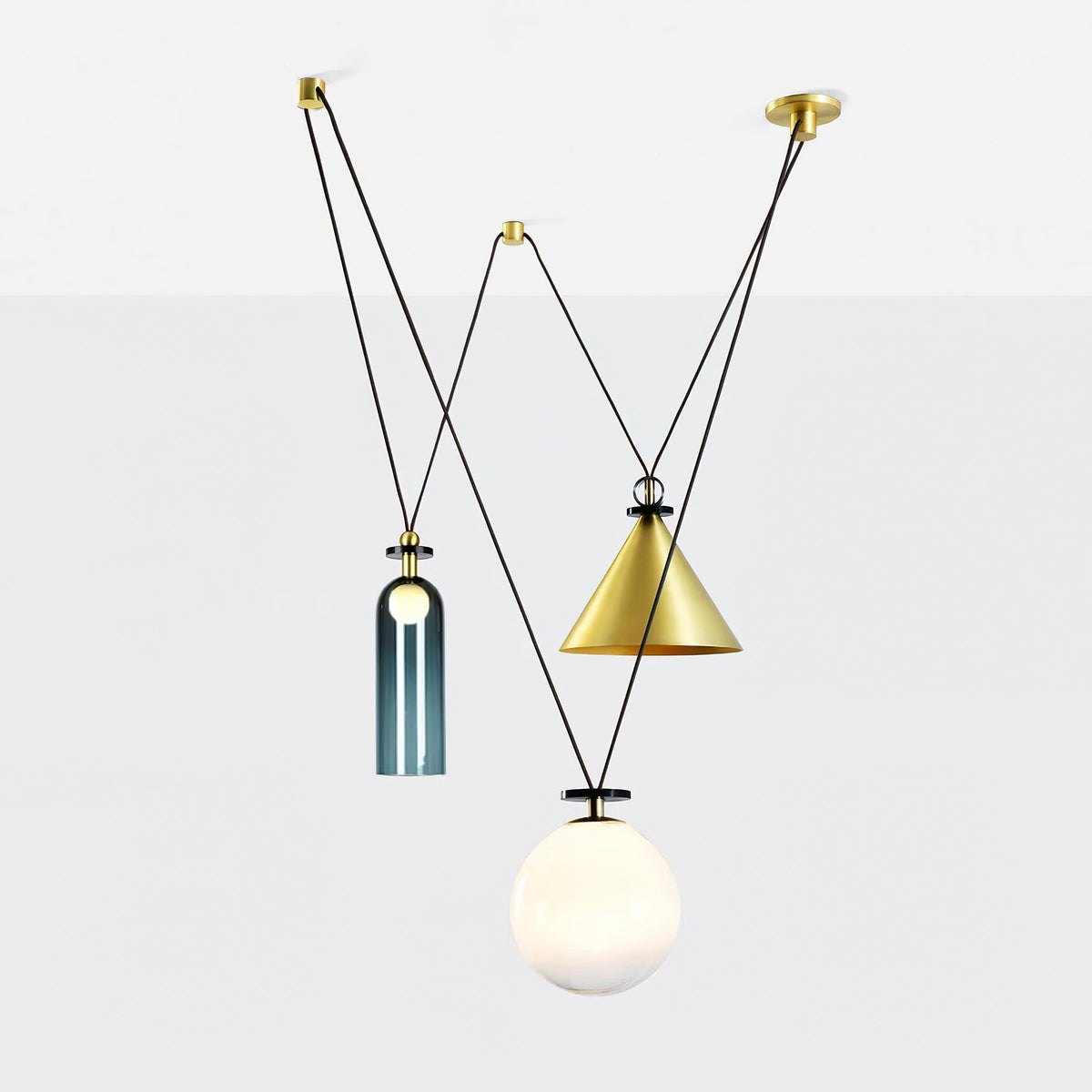 Kubik Geometric Modular Chandelier