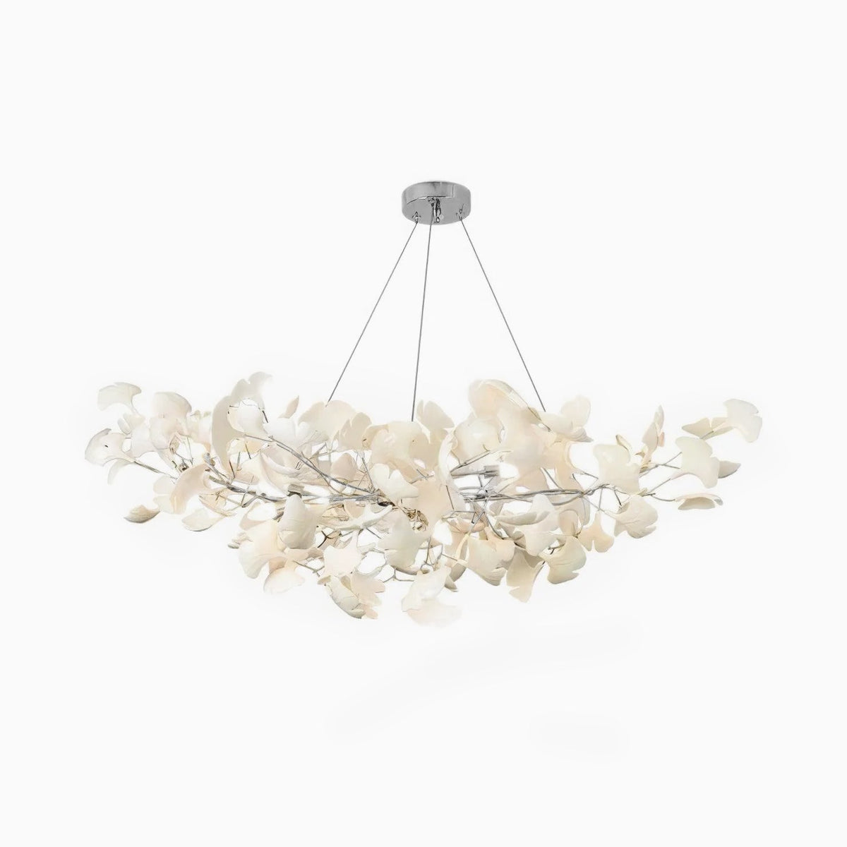 Horizon Ceramic Ginkgo Leaf Chandelier