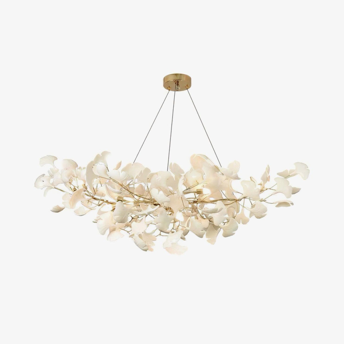 Horizon Ceramic Ginkgo Leaf Chandelier