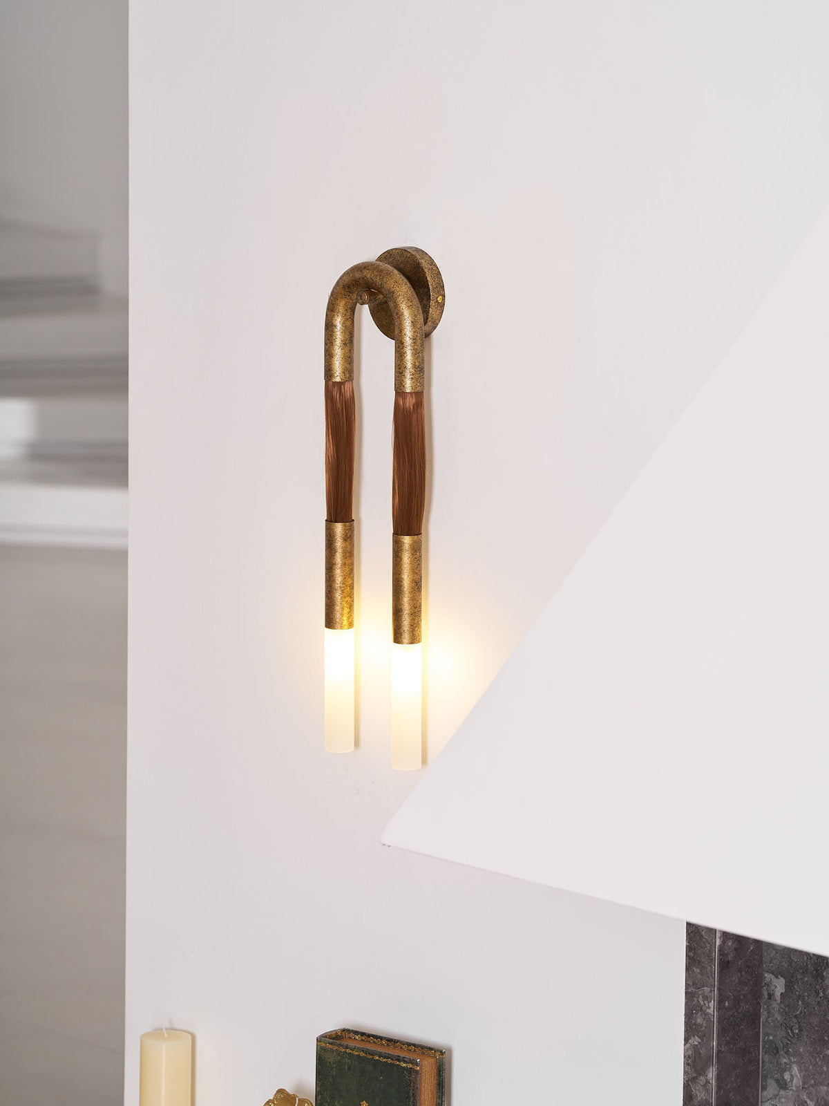 Palomino Faux Horsehair Wall Sconce