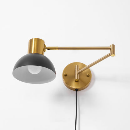 Swivo Plug In Swing Arm Wall Lamp