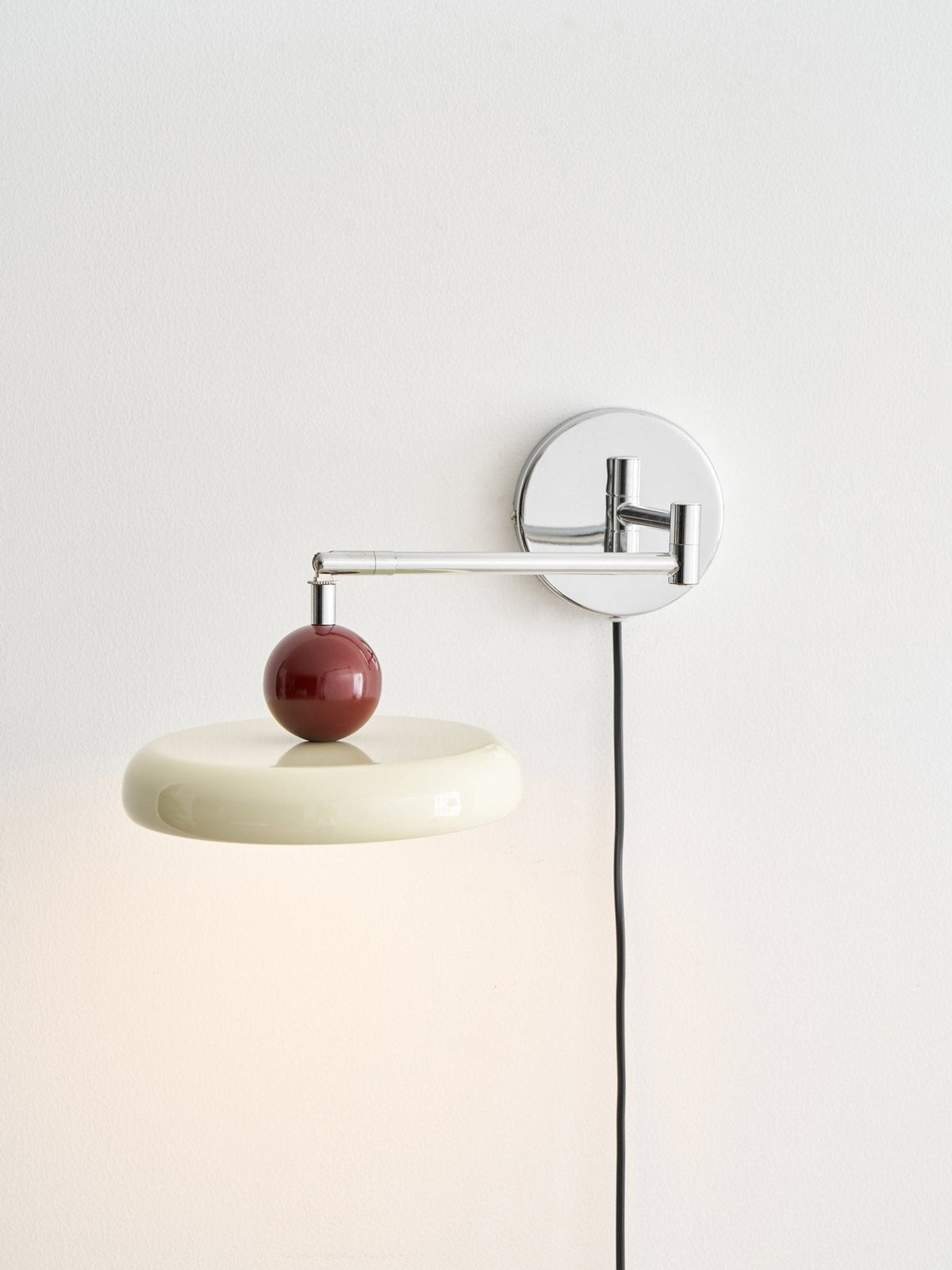 Lola Plug In Disc Wall Light