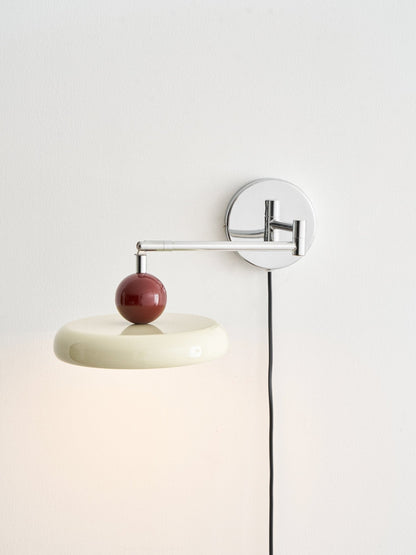 Lola Plug In Disc Wall Light