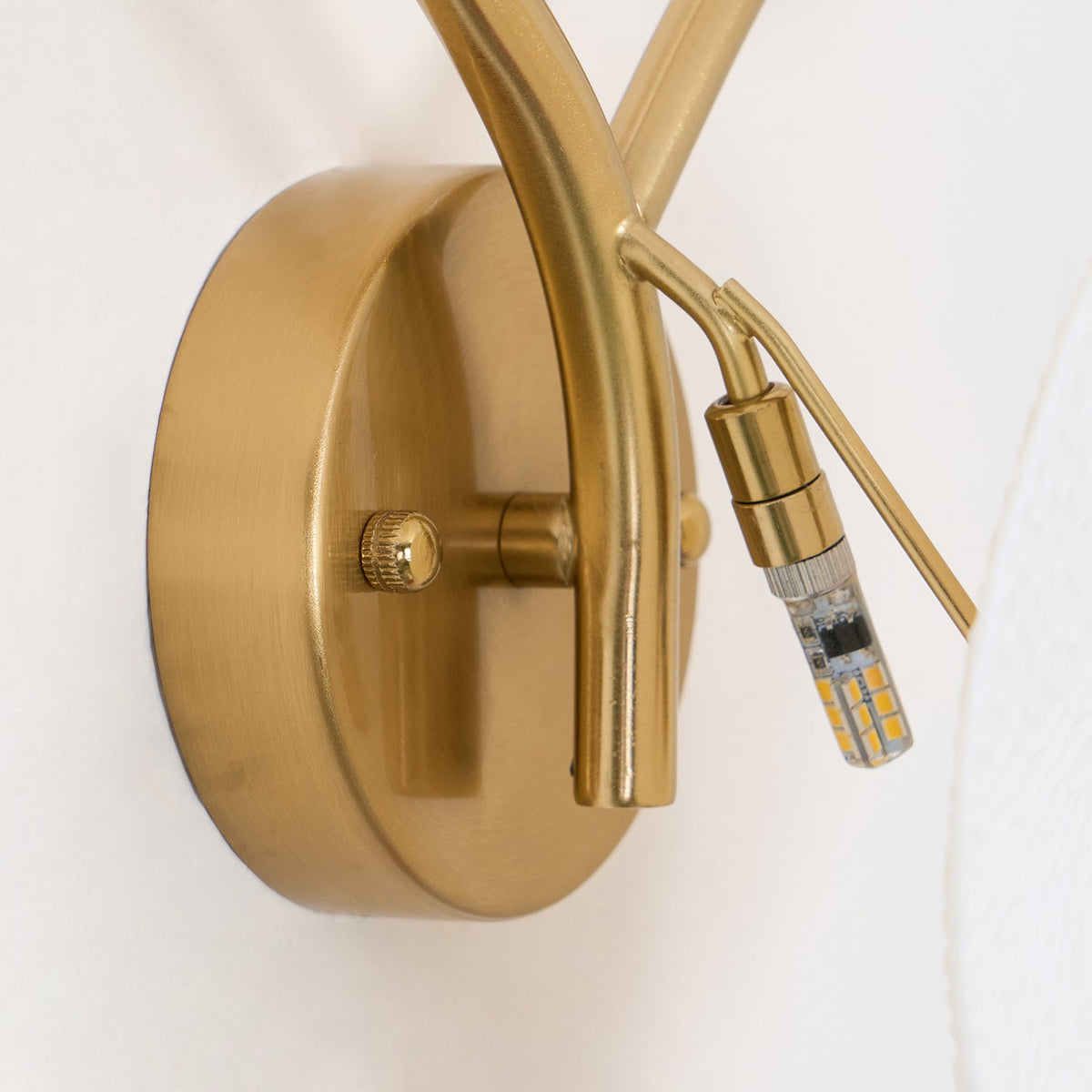 Florin Ceramic Petal Wall Sconce