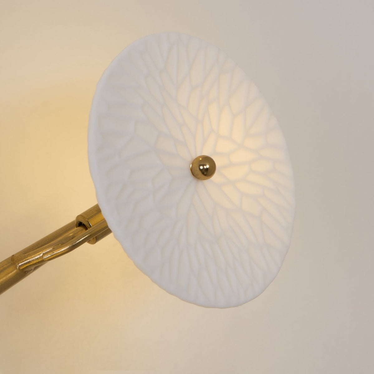 Florin Ceramic Petal Wall Sconce