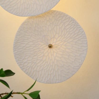 Florin Ceramic Petal Wall Sconce