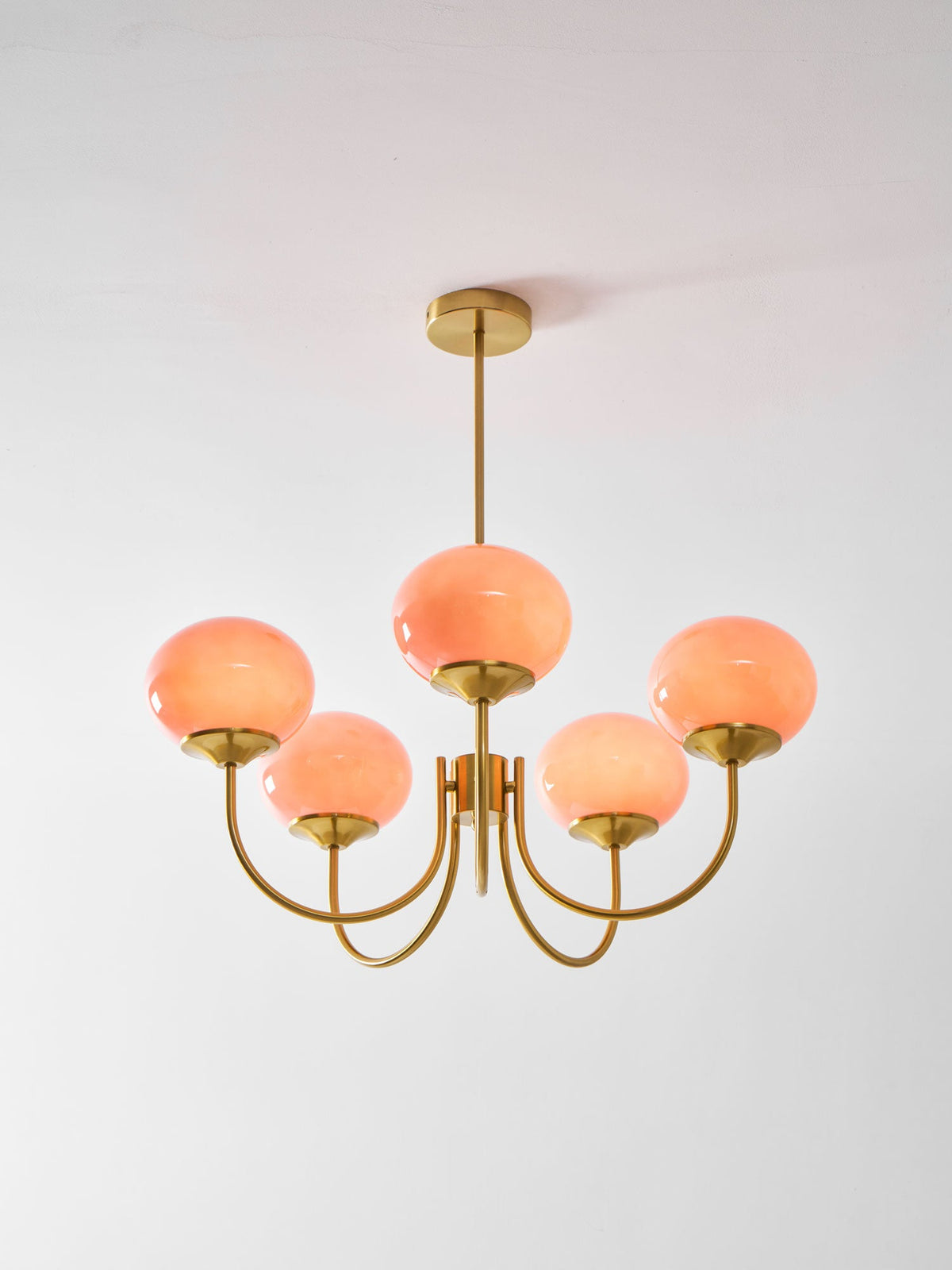Mallow Glass Shade Chandelier