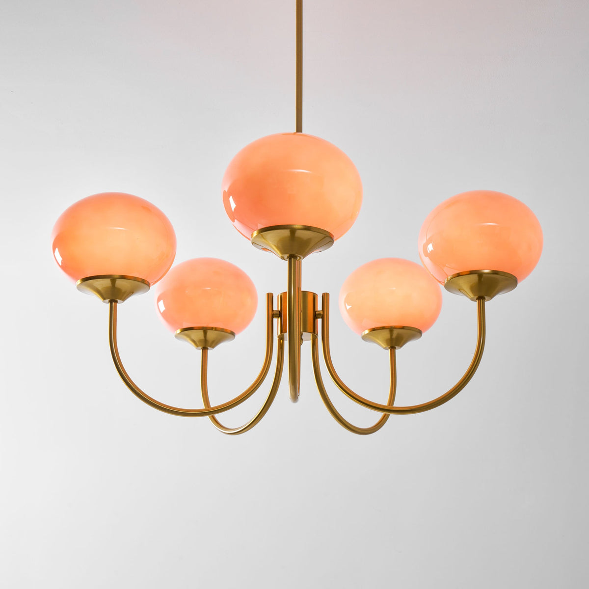 Mallow Glass Shade Chandelier