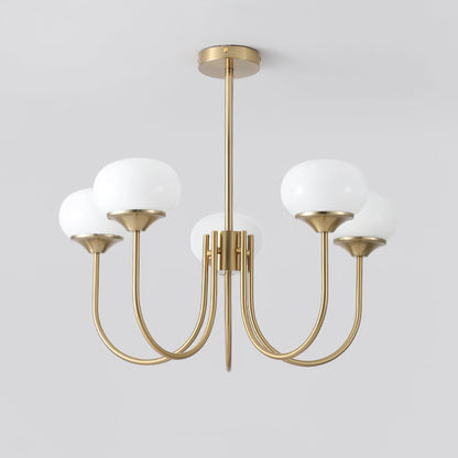 Mallow Glass Shade Chandelier