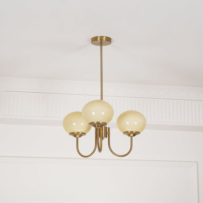 Mallow Glass Shade Chandelier