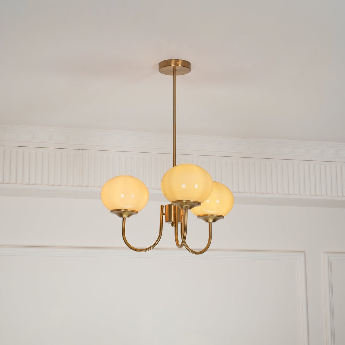 Mallow Glass Shade Chandelier