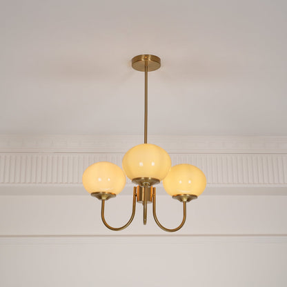 Mallow Glass Shade Chandelier